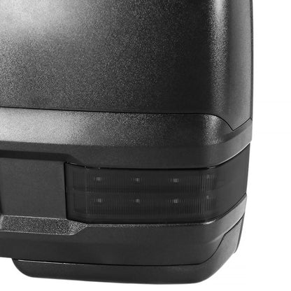 2007-2014 Chevrolet Silverado/Suburban/Avalanche/Tahoe GMC Sierra/Yukon/Yukon XL Power Heated Towing Mirrors w/ Smoked Lens LED Turn Signal & Clearance Lights
