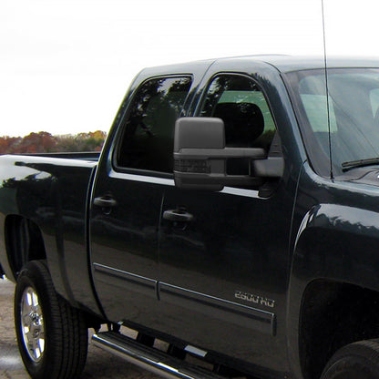 2007-2014 Chevrolet Silverado/Suburban/Avalanche/Tahoe GMC Sierra/Yukon/Yukon XL Power Heated Towing Mirrors w/ Smoked Lens LED Turn Signal & Clearance Lights