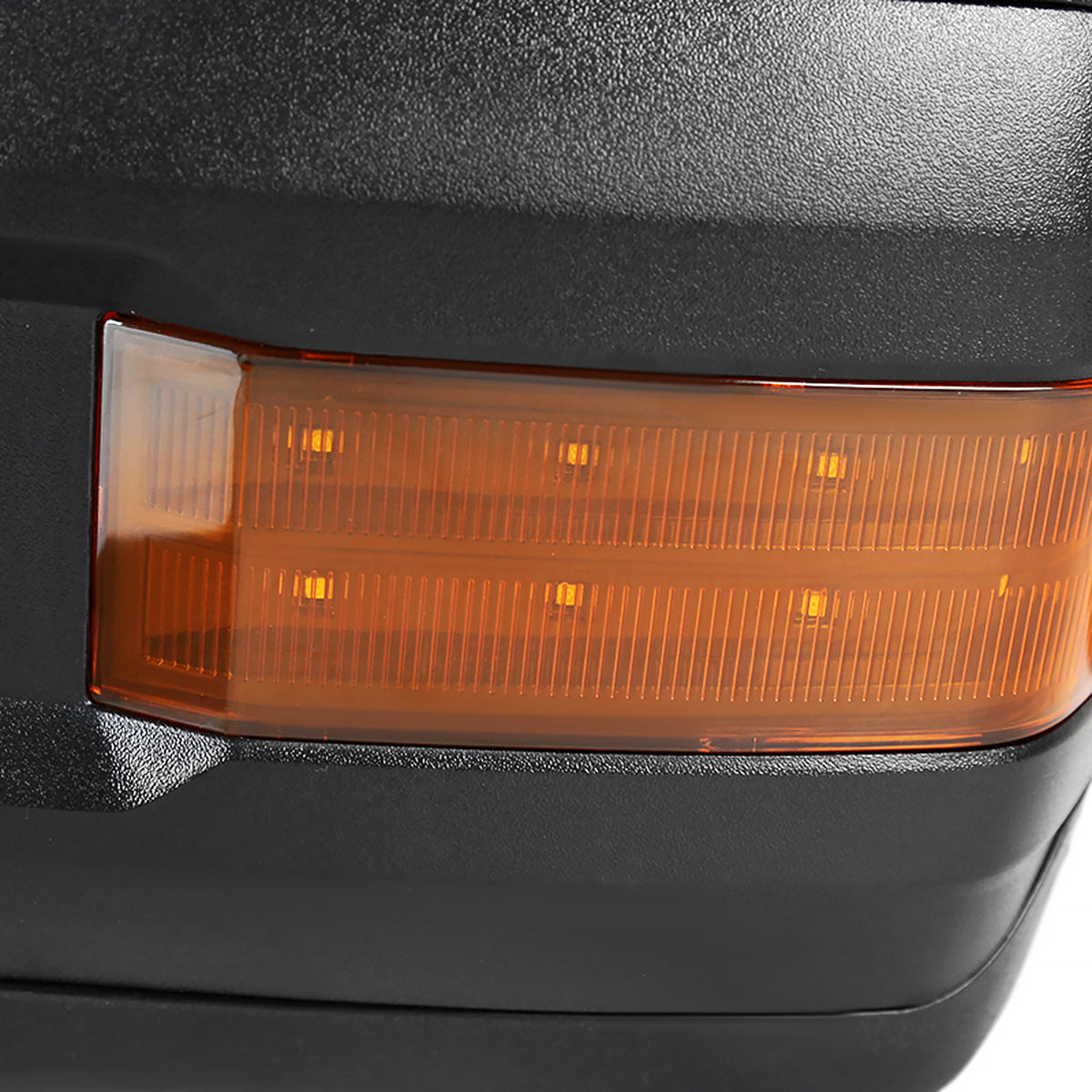 2007-2014 Chevrolet Silverado/Suburban/Avalanche/Tahoe GMC Sierra/Yukon/Yukon XL Power Heated Towing Mirrors w/ Amber Lens LED Turn Signal & Clearance Lights