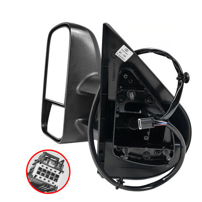 2007-2014 Chevrolet Silverado/Suburban/Avalanche/Tahoe GMC Sierra/Yukon/Yukon XL Power Heated Towing Mirrors w/ Smoked Lens LED Turn Signal Lights