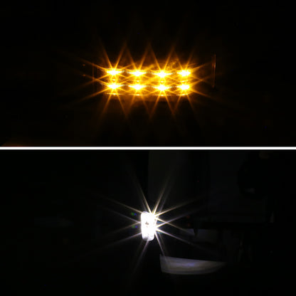 2014-2018 Chevrolet Silverado/GMC Sierra Power Heated Manual Extendable Towing Mirrors w/ Amber Lens LED Turn Signal & Clearance Lights