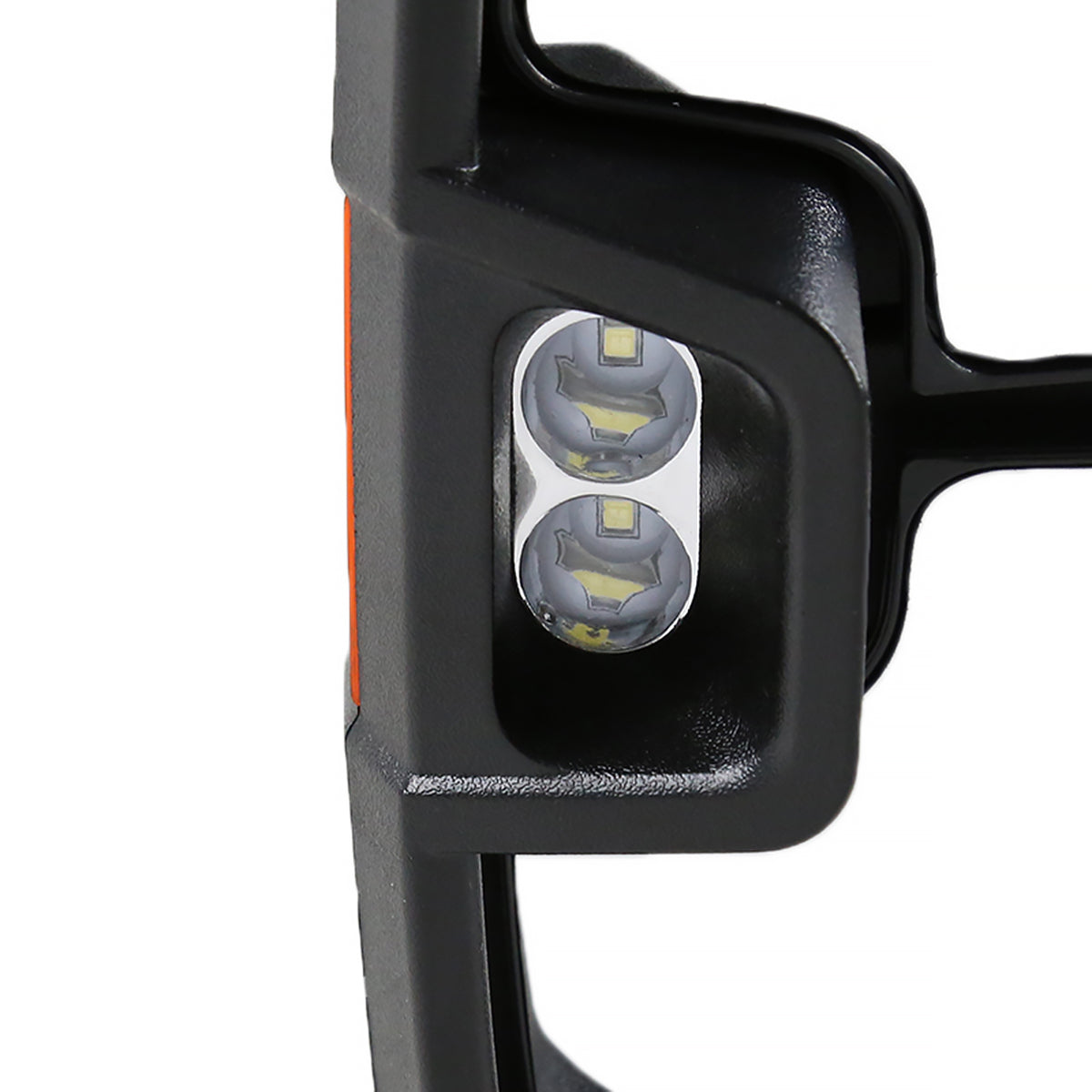 2014-2018 Chevrolet Silverado/GMC Sierra Power Heated Manual Extendable Towing Mirrors w/ Amber Lens LED Turn Signal & Clearance Lights