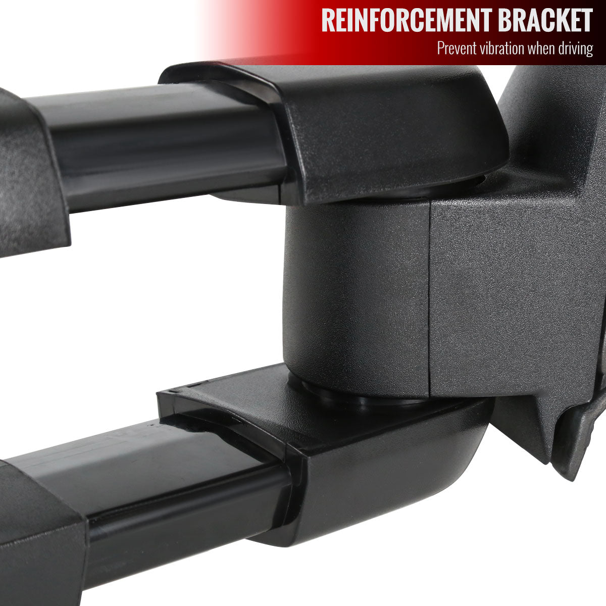1999-2002 Chevrolet Silverado/Tahoe/Suburban/Avalanche GMC Sierra/Yukon/Yukon XL Power Heated Manual Extendable Towing Mirrors w/ Amber Lens LED Turn Signal & Clearance Lights