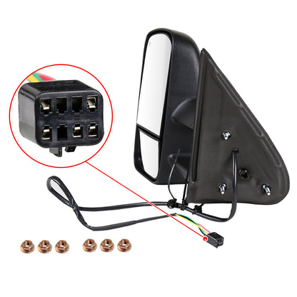 1999-2002 Chevrolet Silverado/Tahoe/Suburban GMC Sierra/Yukon XL Power Heated Manual Extendable Towing Mirrors