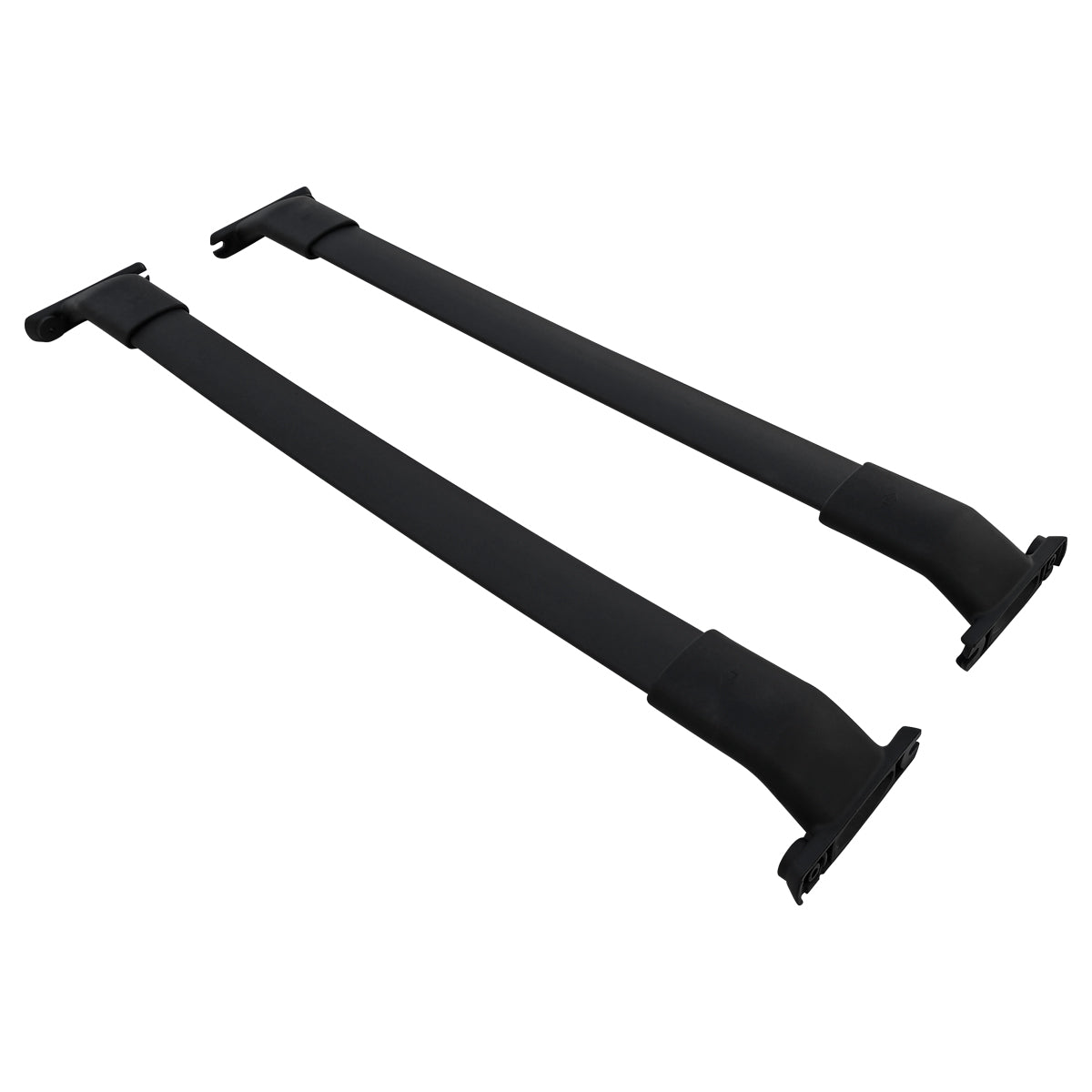 2013-2016 Mazda CX-5 Black Powder Coated Aluminum Roof Rack Cross Bars