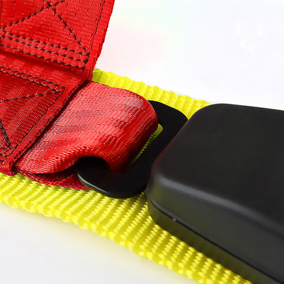Universal Red 4 Point Racing Seat Belt Buckle Safety Harness