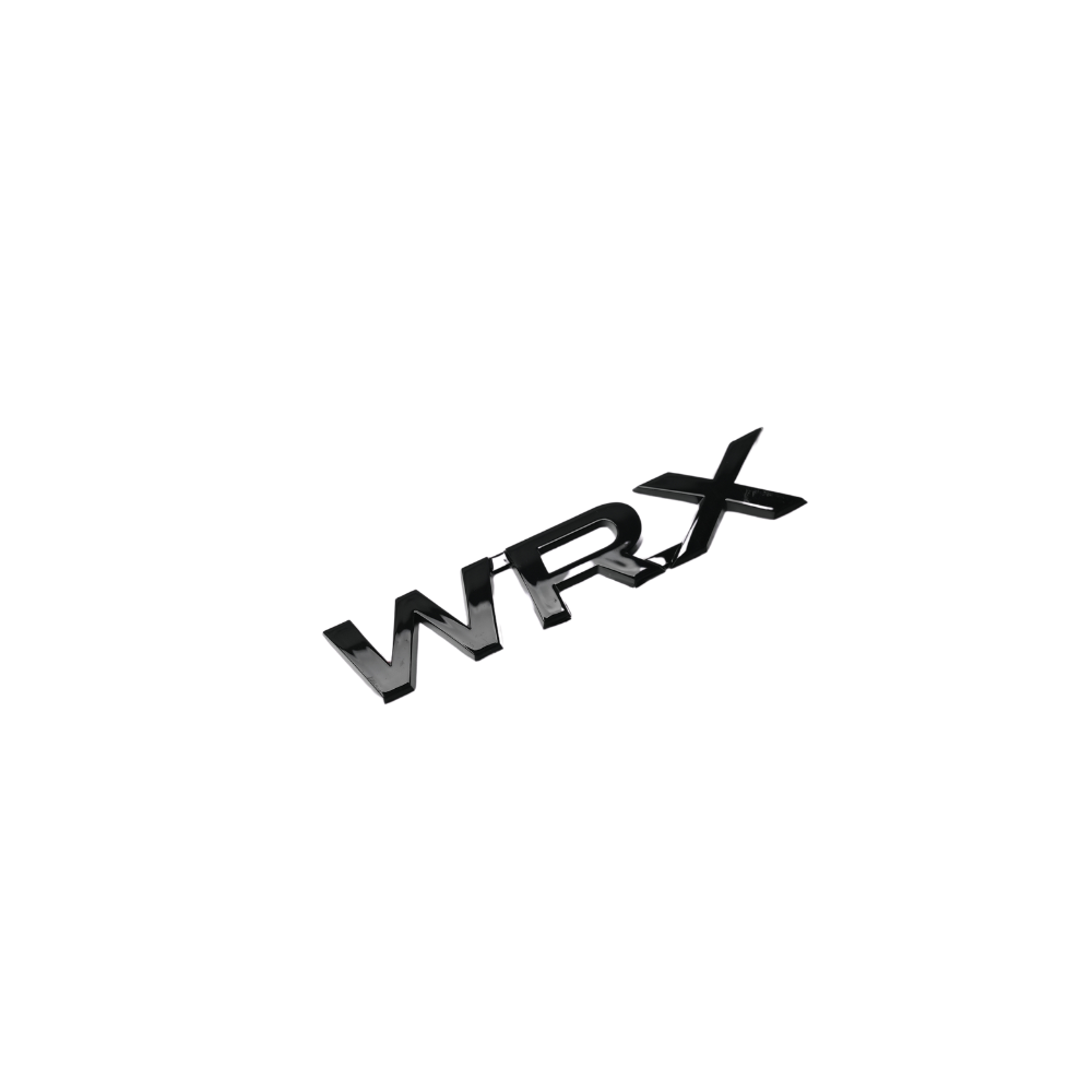 Racing Art WRX Trunk Emblem - Red / Black / Neon Yellow / White [Universal]