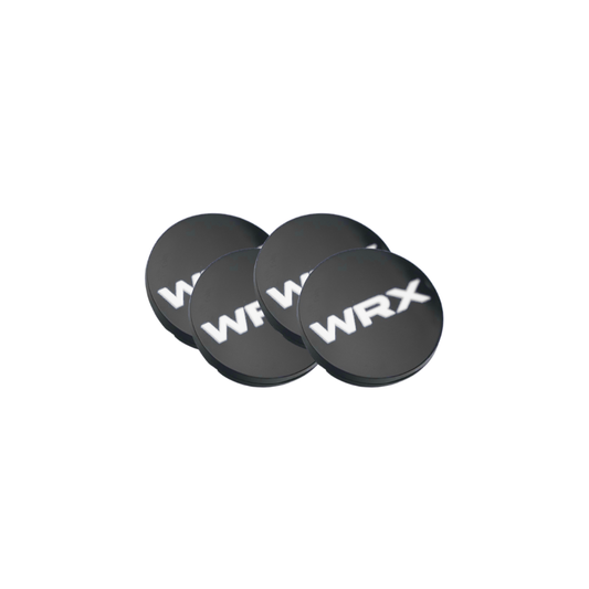 Racing Art [WRX,STI,BRZ] Factory Subaru Wheel Center Caps w/ WRX or STI Logo | Red, Blue, Neon Yellow, White