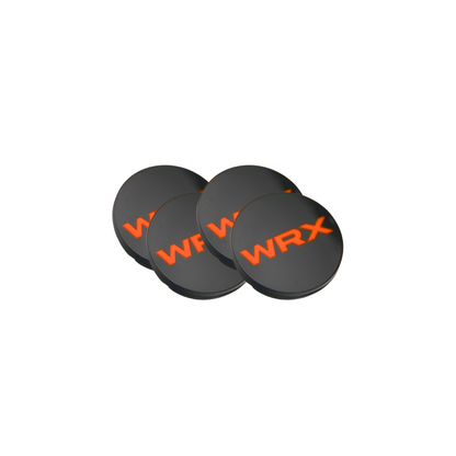 Racing Art [WRX,STI,BRZ] Factory Subaru Wheel Center Caps w/ WRX or STI Logo | Red, Blue, Neon Yellow, White