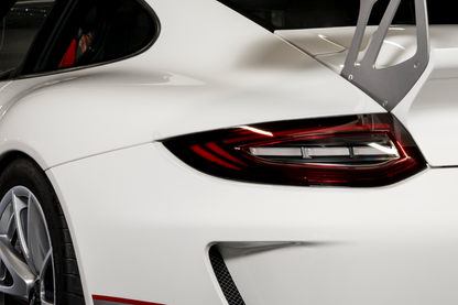 Porsche 997.2 red lens tail light illuminated