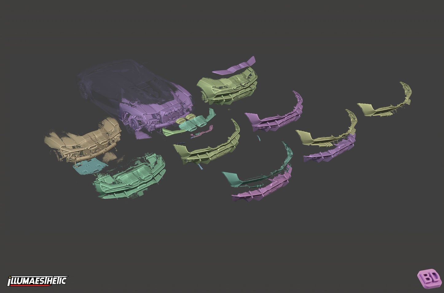 Lamborghini Revuelto 3D Scan (2023+)