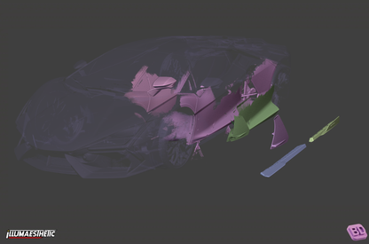 Lamborghini Revuelto 3D Scan (2023+)