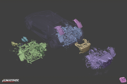 Lamborghini Revuelto 3D Scan (2023+)