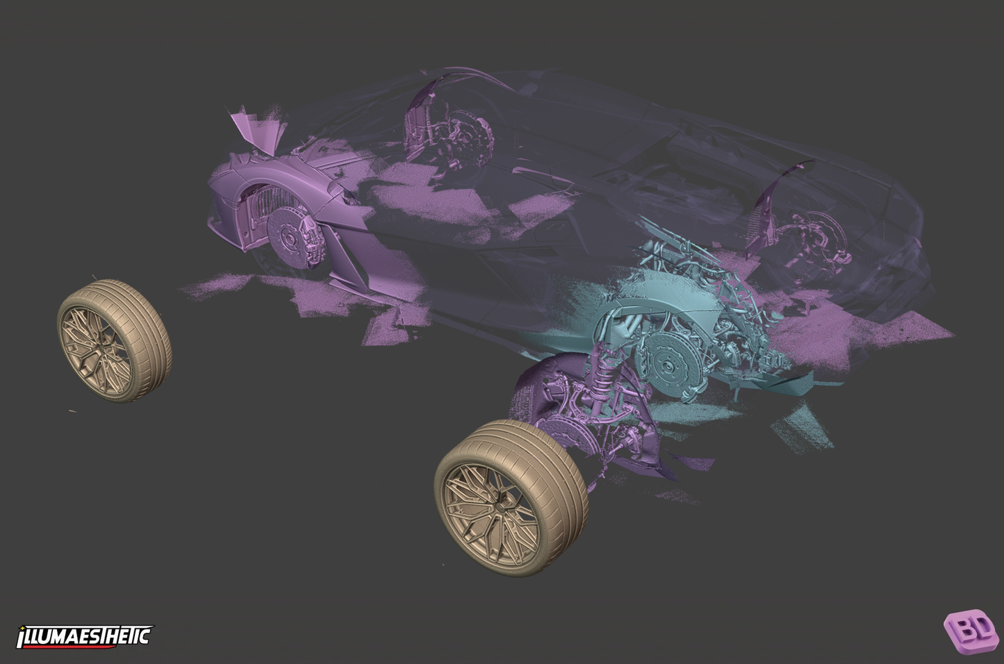 Lamborghini Revuelto 3D Scan (2023+)