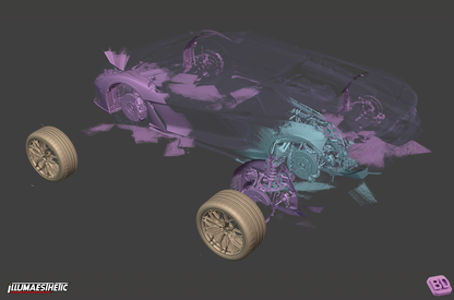 Lamborghini Revuelto 3D Scan (2023+)