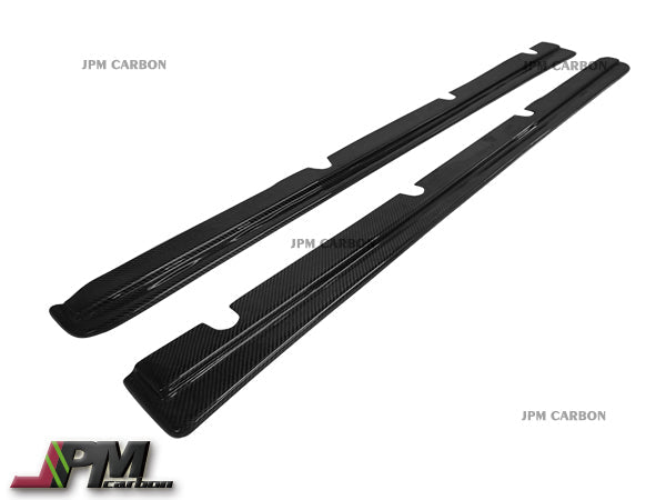 DP Style Carbon Fiber Side Skirt Add-on Lips Fits For 2000-2009 Honda S2000 Only