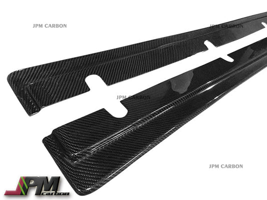 DP Style Carbon Fiber Side Skirt Add-on Lips Fits For 2000-2009 Honda S2000 Only