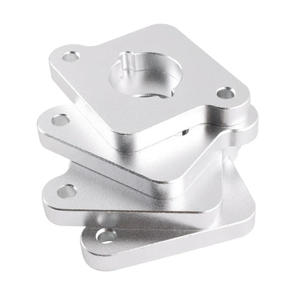 VW / Audi 1.8T 20V to 2.0 TFSI / R8 Coilpack Adapter Plate Set Billet Aluminum (Frosted Silver) for A3 / S3 / A4 / A6 / TT MK1 / Golf MK4 / GTI / Jetta / Beetle / Passat 1996 - 2011