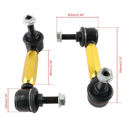 Subaru Impreza WRX / STi Adjustable Rear Sway Bar End Link Assembly 2008 - 2020 (Heavy Duty Aluminum)