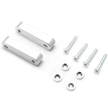 Universal Aluminum Hood Vent Spacer Riser Kit (Black / Purple / Silver)