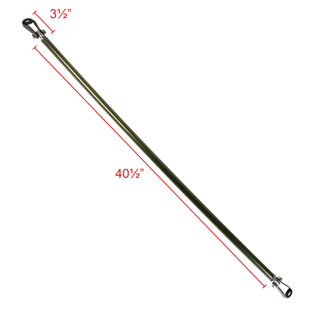 1988-2004 Honda Civic/CR-X Acura Integra Nissan 240SX S13 Volkswagen Golf Mk4 T-6061 Aluminum Rear Lower Strut Bar