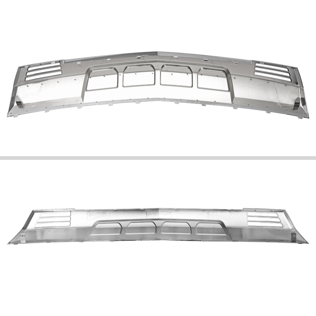 2022-2024 Chevrolet Silverado 1500 Chrome Front Bumper Lower Valance Skid Plate
