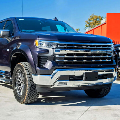 2022-2024 Chevrolet Silverado 1500 Chrome Front Bumper Lower Valance Skid Plate