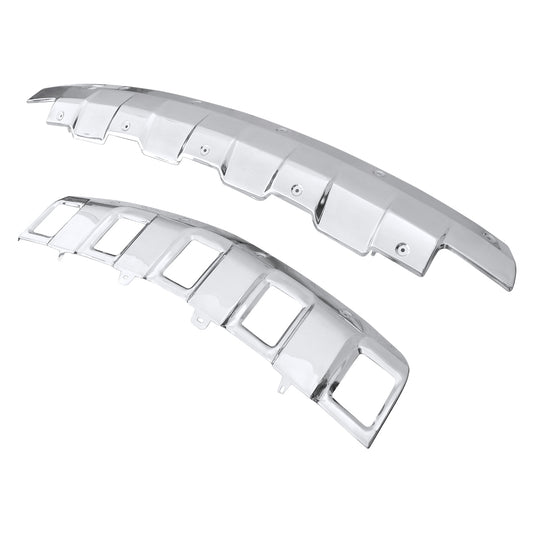 2006-2008 Mercedes Benz W164 ML350 Front & Rear Chrome Stainless Steel Skid Plate Kit