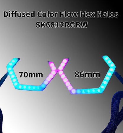 Color Flow Hex Halos Sk6812 Rgbw