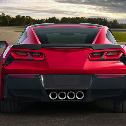 2014-2018 Chevrolet Corvette C7 Matte Black ABS Rear Spoiler