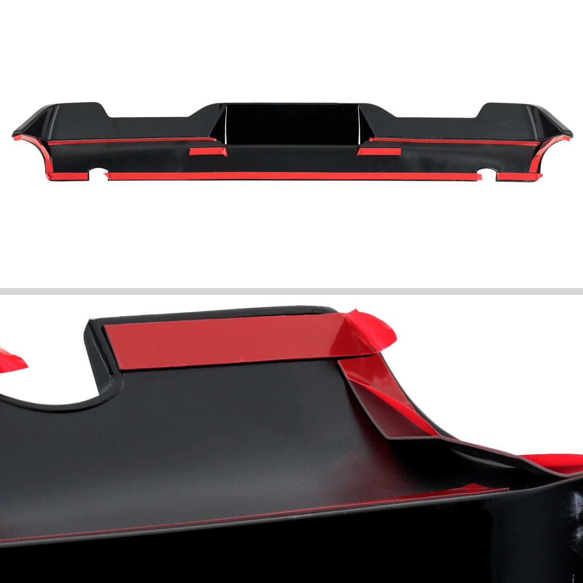 2015-2020 Ford F-150 1PC Rear Roof Glossy Black Truck Spoiler Wing