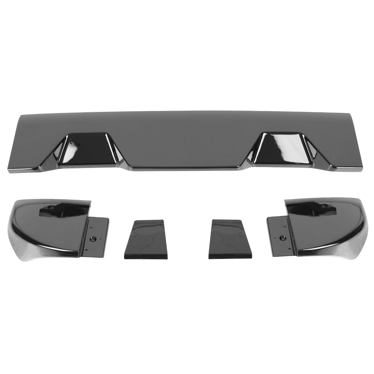 2011-2016 Ford F-250/F-350/F-450 1PC Rear Roof Glossy Black Truck Spoiler Wing Kit