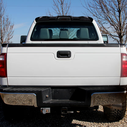 2011-2016 Ford F-250/F-350/F-450 1PC Rear Roof Glossy Black Truck Spoiler Wing Kit