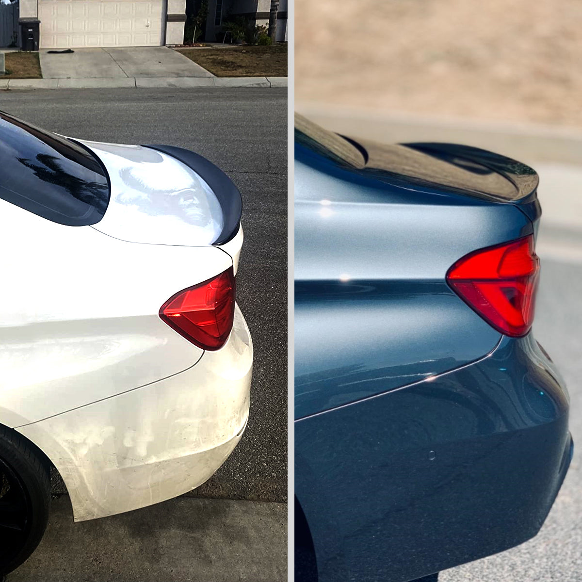 2012-2019 BMW F30 3 Series Sedan Glossy Black M Perfromance Aesthetic ABS Rear Trunk Spoiler