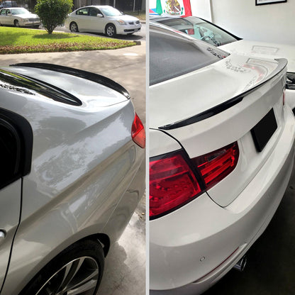 2012-2019 BMW F30 3 Series Sedan Glossy Black M Perfromance Aesthetic ABS Rear Trunk Spoiler