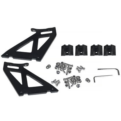 Universal Black CNC Aluminum 52" Double Deck Adjustable Trunk Spoiler Wing