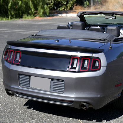 2010-2014 Ford Mustang Matte Black ABS Factory GT500 Style Rear Spoiler
