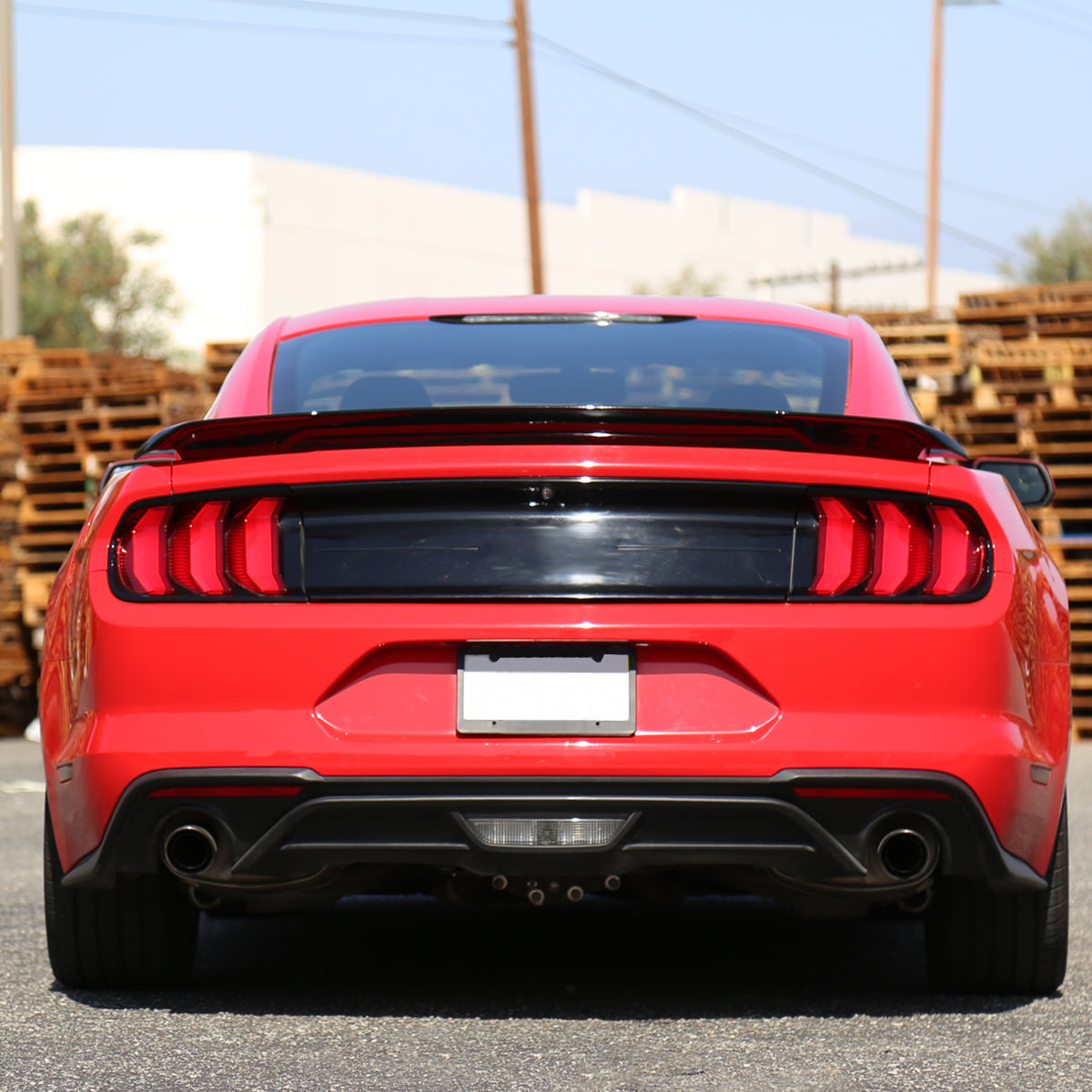 2015-2022 Ford Mustang Glossy Black ABS GT Style Rear Spoiler