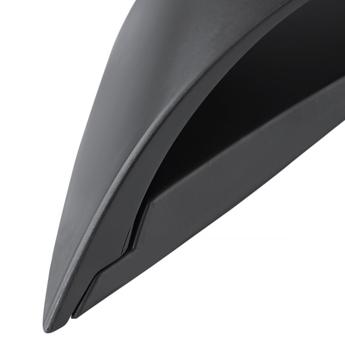 2015-2022 Ford Mustang Matte Black ABS GT350R Style 3PC Rear Spoiler Wing