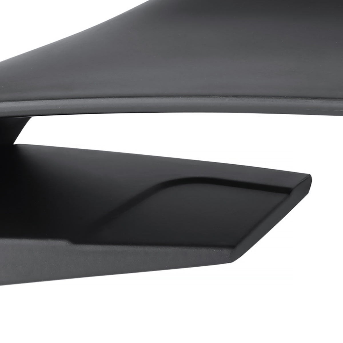 2015-2022 Ford Mustang Matte Black ABS GT350R Style 3PC Rear Spoiler Wing