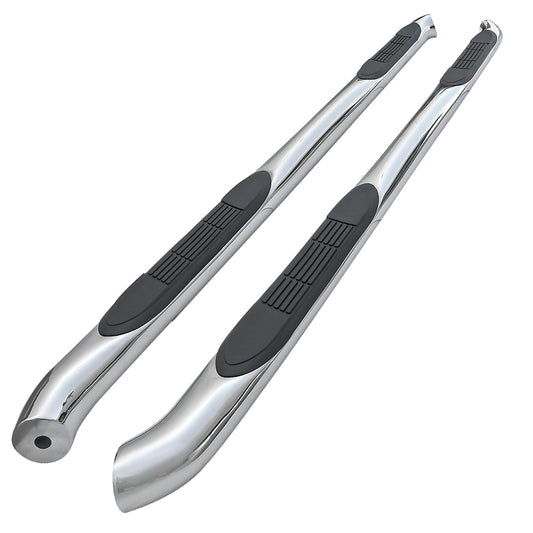 2007-2014 GMC Arcadia/ Buick Enclave/ Saturn Outlook/ Chevrolet Traverse 3" Chrome S/S Side Step Nerf Bars