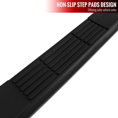 2011-2024 Dodge Durango 4DR 3" Black Stainless Steel Side Step Nerf Bars