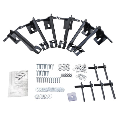 2011-2024 Dodge Durango 4DR 3" Black Stainless Steel Side Step Nerf Bars