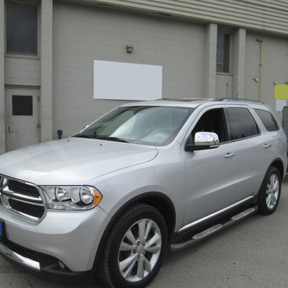 2011-2024 Dodge Durango 4DR 3" Black Stainless Steel Side Step Nerf Bars