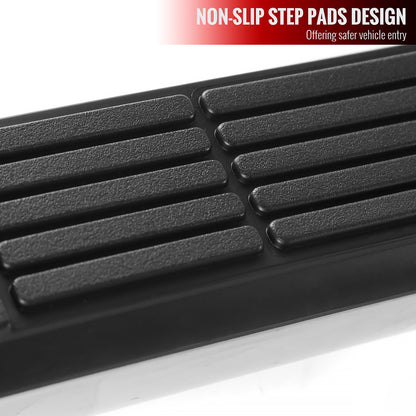 2019-2021 Chevrolet Silverado/GMC Sierra Crew Cab 3" Chrome Stainless Steel Side Step Nerf Bars