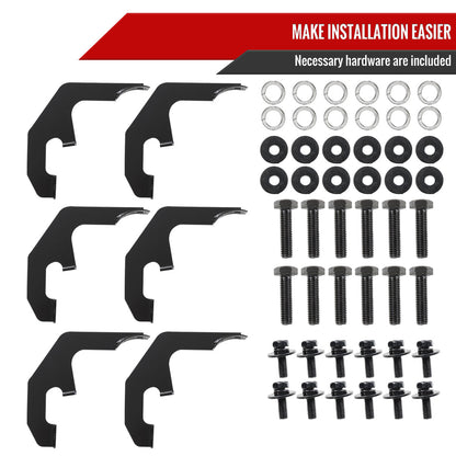2021-2022 Chevrolet Tahoe/GMC Yukon Chrome 3" Side Step Nerf Bars Running Boards