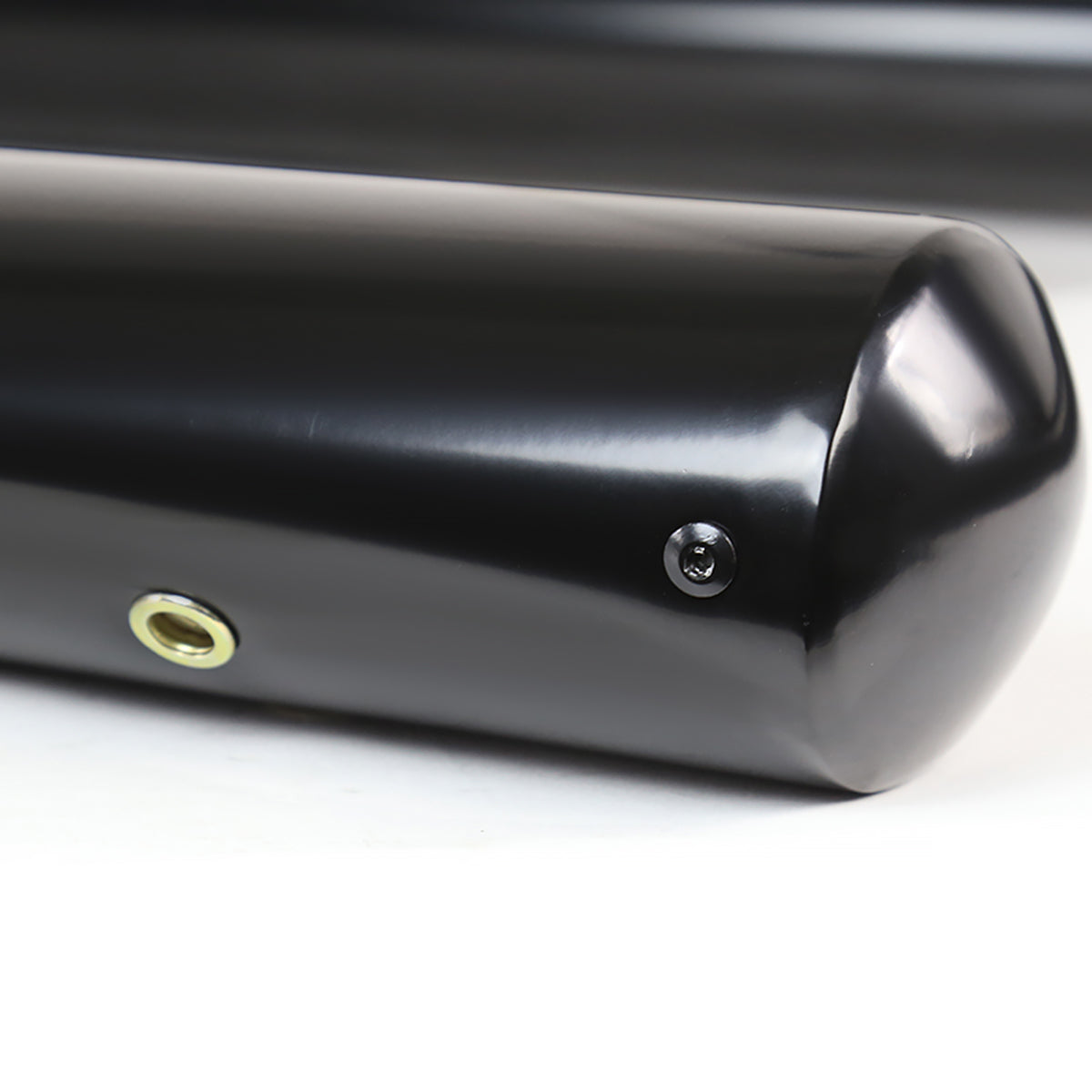 2015-2024 Ford F-150/F-250/F-350/F-450/F-550 Crew/SuperCrew Cab 4" Black Stainless Steel Side Step Nerf Bars