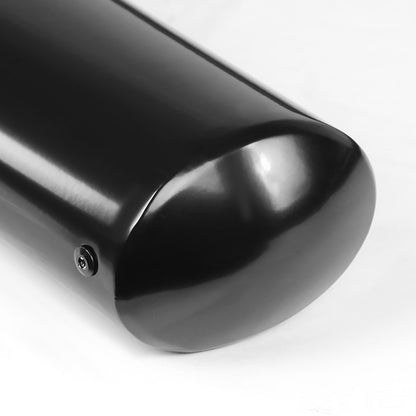2015-2024 Ford F-150/F-250/F-350/F-450/F-550 Crew/SuperCrew Cab 4" Black Stainless Steel Side Step Nerf Bars