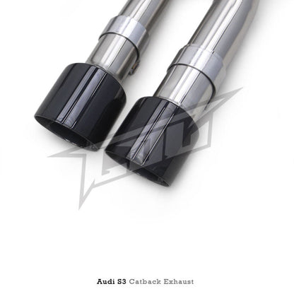 Stainless Valved Catback Exhaust System for Audi S3 2.0T