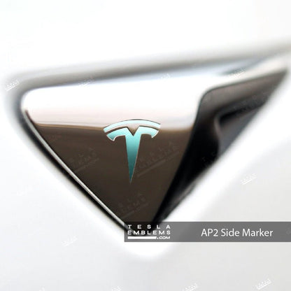 3M Satin Key West Tesla Autopilot Camera Side Marker Decals (2pcs)